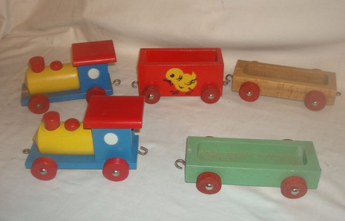 Teile holz eisenbahn - 5,