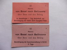 2 Karten für das Schweizer