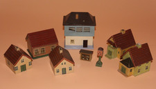 Antike Holzhäuser 8-teilig