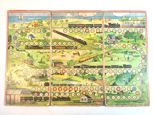 Spielbrett spielplan eisenbahn - spielplan,