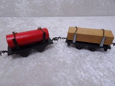 2 x antiker Blech Eisenbahn